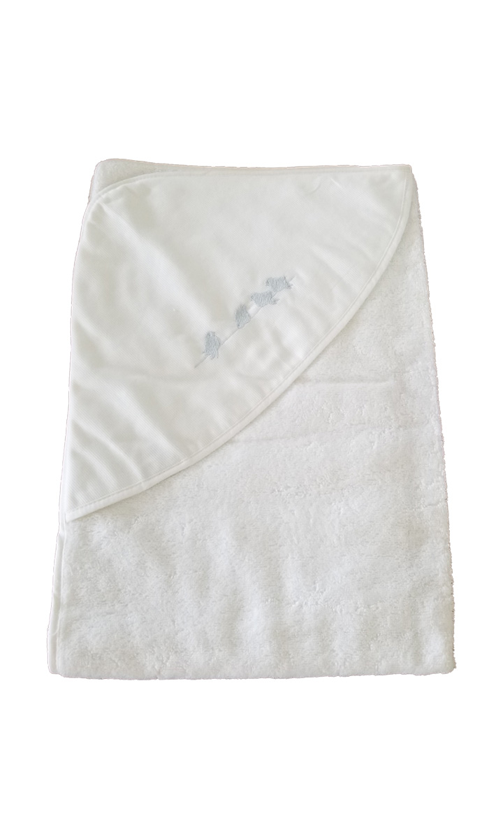 Blue Birds Baby Towel